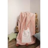 Дитячий плед Irya Kitty pembe 120х75 см рожевий (svt-2000022281942) - Pampik