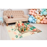 Дитячий двосторонній складний килимок Poppet Дивовижні будинки та Пригоди в небі, 200х180х1 см (PP014-200) - Pampik - 4