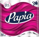 Туалетний папір Papia, тришаровий, 32 рулони (65517) - Pampik
