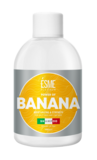 Шампунь Esme Platinum Banana з екстрактом банана, для посіченого та ослабленого волосся, 1000 мл - Pampik