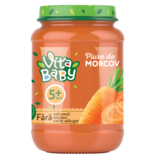Пюре Vita Baby морквяне, без цукру, 180 г - Pampik