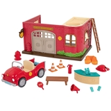 Ігровий набір Lil Woodzeez Пожежна станція (WZ6609Z) - Pampik