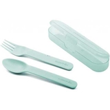 Набір столових приборів Suavinex Лісові історії, зелений (400778) - Pampik