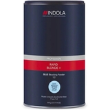 Голубая пудра для обесцвечивания волос Indola Rapid Blond, 450 г (1895301) - Pampik