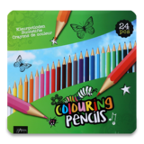 Олівці кольорові Artista у металевому пеналі 24 кольори 24 шт. (849950) - Pampik