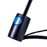 Парасолька напівавтоматична Bergamo Sky, чорний з синім (7040004) - Pampik - 5