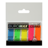 Пластикові закладки c клейким шаром Buromax NEON ТМ JOBMAX, асорті (BM.2301-98) - Pampik