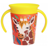 Чашка-непроливайка Munchkin Miracle 360 WildLove Жираф, 177 мл, жовтий (051833) - Pampik