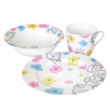 Набор детской посуды Krauff Funny Sheep, 3 предмета + детская сказка (21-244-041) - Pampik - 2