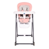 Стульчик для кормления Lorelli Party Вlossom leathe, розовый (23795) - Pampik - 2