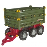 Причіп на 6 колесах Rolly Toys rollyMulti Trailer, зелений (125012) - Pampik