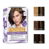 Стійка крем-фарба для волосся L'Oreal Paris Excellence Cool Creme відтінок 45601, ультра попелястий світло-каштановий, 192 мл - Pampik - 2