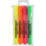 Набір текстових маркерів Buromax, круглі, 4 шт. (BM.8906-94) - Pampik