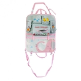 Дитячий органайзер на спинку сидіння авто Supretto Рожевий слон, 6 кишень (7195-0001) - Pampik