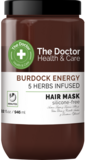 Маска для волосся The Doctor Health&Care Burdock Energy 5 Herbs Infused Hair Mask, 946 мл - Pampik