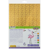 Фоамиран ZiBi KIDS Line, голографічний самоклейкий, 5 аркушів, 2 мм (ZB.1846) - Pampik