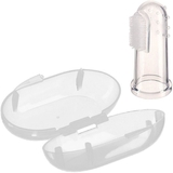 Детская зубная щетка Lindo в футляре белая (Pk 073 біл) - Pampik