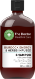 Шампунь The Doctor Health&Care Burdock Energy 5 Herbs Infused Shampoo, 355 мл - Pampik