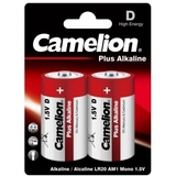 Батарейки Camelion 1,5V D LR20-BP2 Plus Alkaline, 2 шт. (LR20-BP2) - Pampik