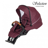 Универсальная коляска 2 в 1 Hartan Yes GTS Selection Berry, вишневый (2317129551-1) - Pampik - 3