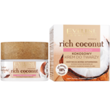 Мультипоживний кокосовий крем для обличчя Eveline Rich Coconut, 50 мл - Pampik - 2