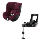 Автокрісло Britax Romer Dualfix iSENSE Burgundy Red з платформою Flex Base (2000035115) - Pampik