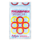 Перчатки латексные хозяйственные Добра Господарочка, деликатные, размер S - Pampik