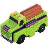Машинка-трансформер Flip Cars Лісовоз і Транспортер, 2 в 1, 8 см (EU463875-03) - Pampik