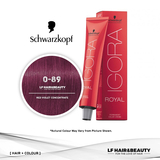 Фарба-міксвідтінок для волосся Schwarzkopf Professional Igora Royal New відтінок 0-89 червоно-фіолетовий концентрат 60 мл (2686854) - Pampik - 3