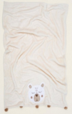 Детский плед Irya Teddy 120х75 см кремовый (svt-2000022281959) - Pampik - 3