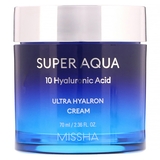 Крем для лица Missha Super Aqua Ultra Hyalron, 70 мл - Pampik