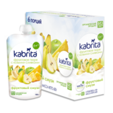 Пюре Kabrita Pouch Фруктовий смузі, 600 г (6 упаковок по 100 г) - Pampik