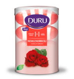 Туалетне мило Duru 1+1 Троянда зі зволожуючим кремом, 4 шт. по 110 г - Pampik