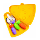 Набір дитячих столових приладів Guzzini, з футляром, 3 предмети (7510052) - Pampik