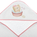 Полотенце с расческой и щеткой Interbaby Banera, розовый (8100230) - Pampik - 2