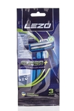 Одноразовий станок для гоління Lezo Супер+, чоловічий, 3 шт. - Pampik