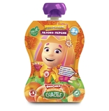 Пюре Маленькое счастье Фіксікі Pouch Яблуко-персик, 90 г - Pampik