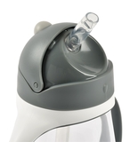 Дитячий поїльник Beaba з трубочкою, 300 мл, сірий (913534) - Pampik - 3