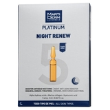 Ампулы MartiDerm Platinum Night Renew Ampollas, 5х2 мл - Pampik