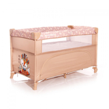 Манеж-кроватка Lorelli Up And Down Вeige foxy, бежевый (23714) - Pampik - 2