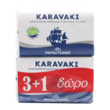 Тверде мило Karavaki Класік, 500 г (4 шт. по 125 г) (ABSCl500) - Pampik