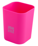 Стакан для канцелярського приладдя Buromax Rubber Touch, рожевий (BM.6352-10) - Pampik