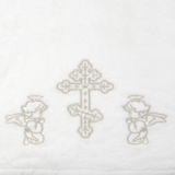 Крыжма махровая Home Line, 400 г/м², 140х70 см, белый (157745) - Pampik - 2