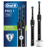 Электрическая зубная щётка Oral-B Pro 1 790 D16.523.1UH типа 3756, 2 шт. - Pampik - 3