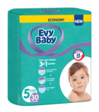 Підгузки Evy Baby 5 (11-25 кг), 30 шт. - Pampik
