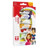 Детская зубная паста Edel White 7 фруктов, 66 мл (7 шт. по 9,4 мл) - Pampik