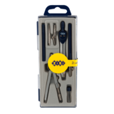 Готовальня ZiBi, 7 предметів, темно-синій (ZB.5306BS-03) - Pampik