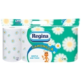 Туалетний папір Regina Camomile FSC ромашка, тришаровий, 8 рулонів (416274) - Pampik