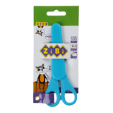 Ножиці з лінійкою ZiBi Kids line, в чохлі, синій (ZB.5004-02) - Pampik