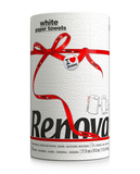 Бумажные полотенца Renova White Kitchen Towel, кухонные, 1 шт. (885883) - Pampik